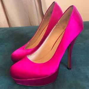 Steve Madden Partyy Hot Pink Heels